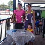 Open Ladies Singles Finalists Anna Wishink and Benits Smith