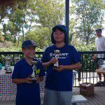 Hot Shots Orange Ball Champions Oliver Storrs and Rayato